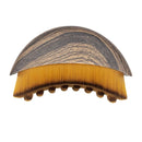 Portable Dry Facial Brush Soft Bristles Contoured Lymphatic Massage Tool Face Sculpting Device Home Spa Gentle Exfoliation Brush